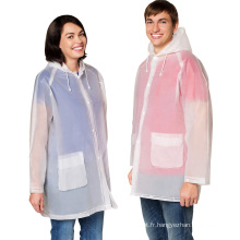 Empureur de pluie imperméable personnalisée Meilleure couche de pluie haute visibilité